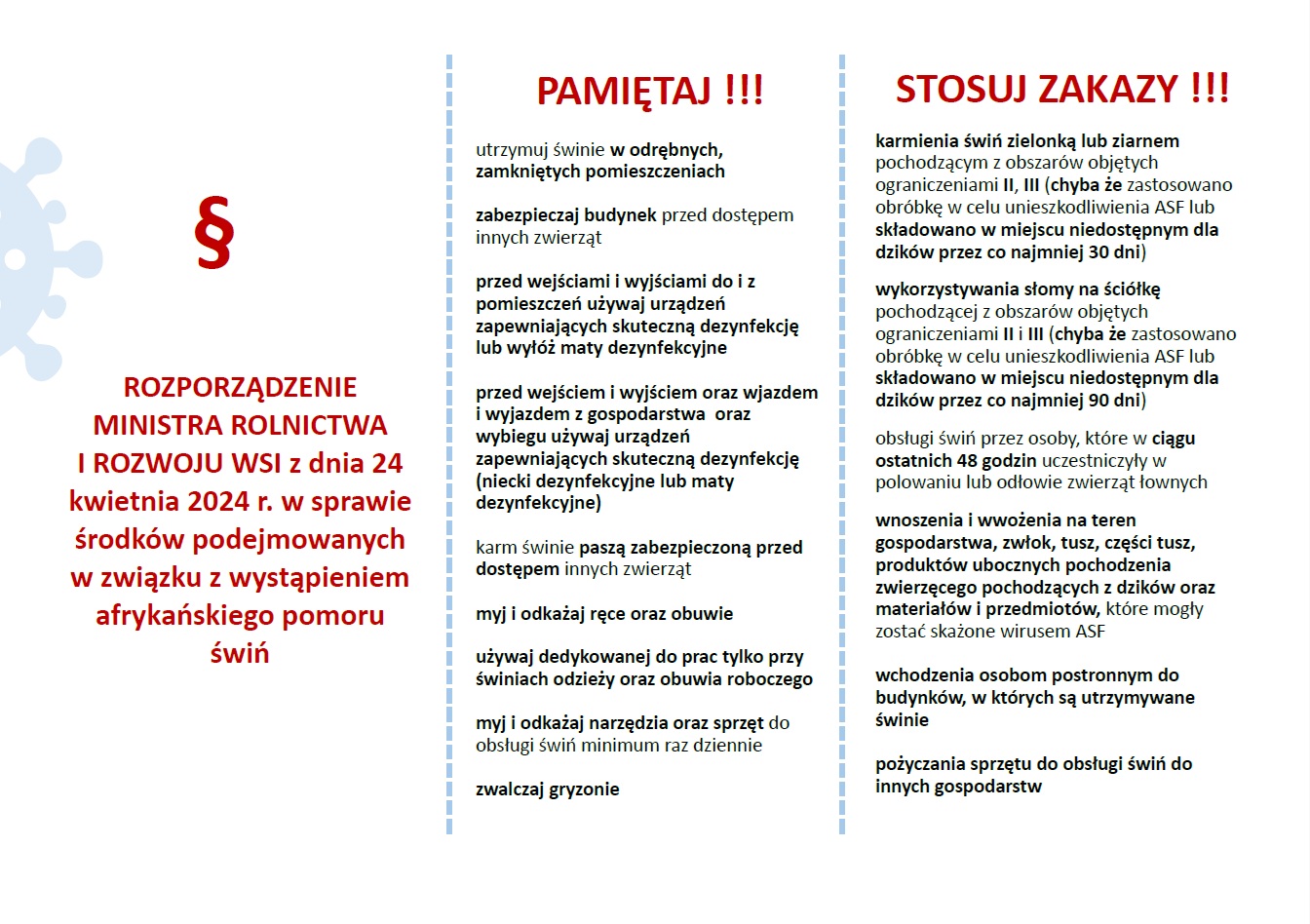 ASF ciąg dalszy