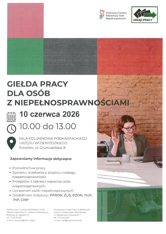 Giełda pracy dla os&oacute;b z&nbsp;niepełnosprawnościami