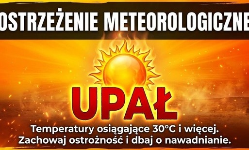 Ostrzeżenie meteorologiczne - UPAŁ