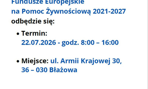 DYSTRYBUCJA ŻYWNOŚCI